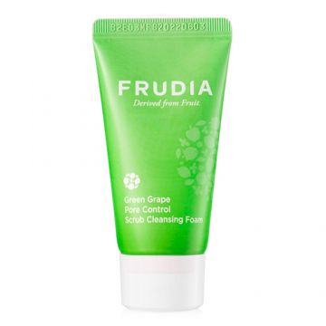 Scrub exfoliant mini pentru controlul porilor cu struguri verzi, 30ml, Frudia