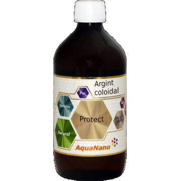 Argint Coloidal Protect 15 ppm AquaNano, 480ml, Aghoras