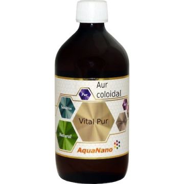 Aur coloidal Vital-Pur 10ppm, 480ml, Aghoras