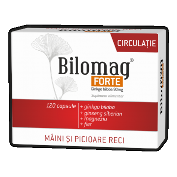 Bilomag forte Circulatie, 120 capsule,  Zdrovit