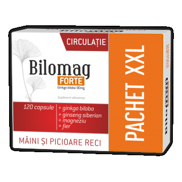 Bilomag forte Circulatie, 120 capsule, Zdrovit