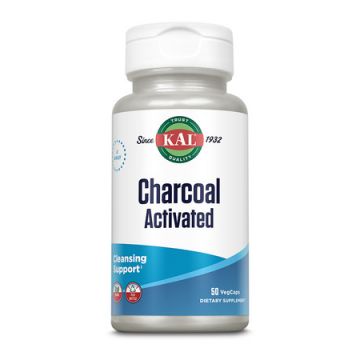 Charcoal Activated (Carbune medicinal) 280 mg, 50 capsule, Secom