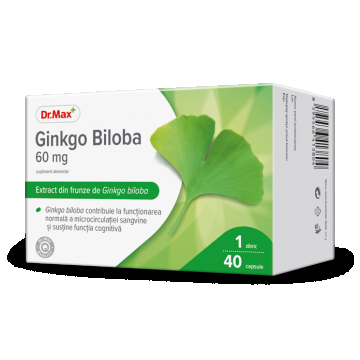 Dr. Max Ginkgo Biloba 60mg, 40 capsule moi