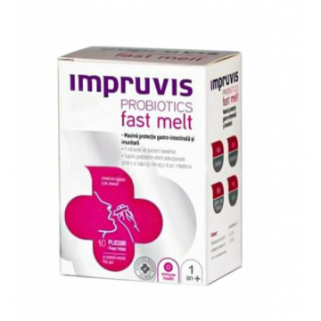 Impruvis Probiotics, 10 plicuri, Bifodan