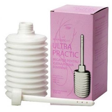 Irigator ultra practic pentru igiena intima femina, 350 ml, Mev-Plastic