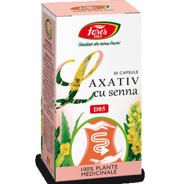 Laxativ cu Senna D85, 30 capsule, Fares