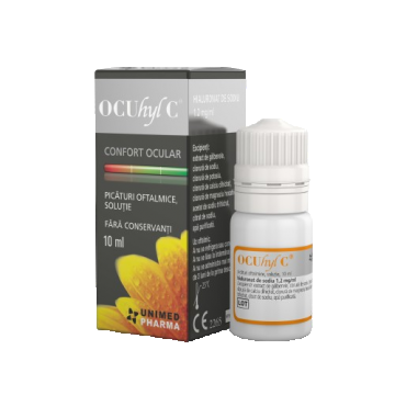 Ocuhyl C picaturi oftalmice, 10 ml, Unimed Pharma