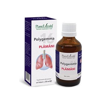 Polygemma 16 pentru plamani, 50ml, PlantExtrakt