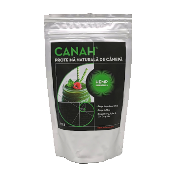 Pudra proteica de canepa, 300g, Canah