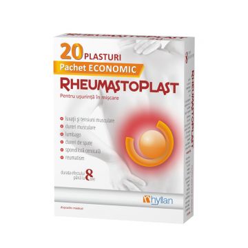 RheumastoPlast, 20 plasturi, Hyllan Pharma