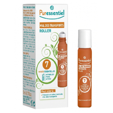 Roll-on pentru rau de miscare cu 7 uleiuri esentiale, 5ml, Puressentiel