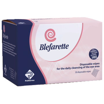 Servetele de unica folosinta pentru curatarea zilnica a zonei ochilor Blefarette, 30 bucati, NaturPharma