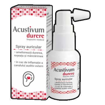 Spray auricular Acustivum, 20ml, Zdrovit