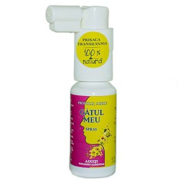 Spray de gat pentru adulti Gatul meu, 20 ml, Prisaca Transilvania