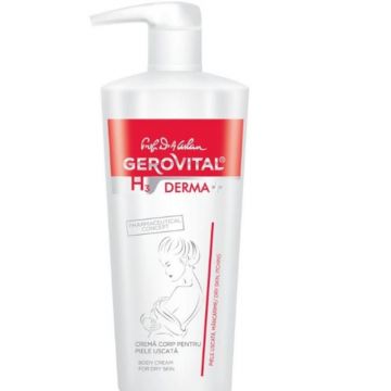 Gama Gerovital H3, Cremă Corp pentru Piele Uscată, 500 ml