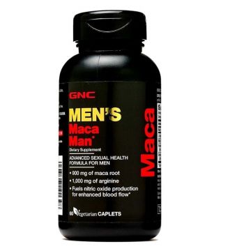 GNC Maca Man 200 mg, pentru potenta, 60 comprimate