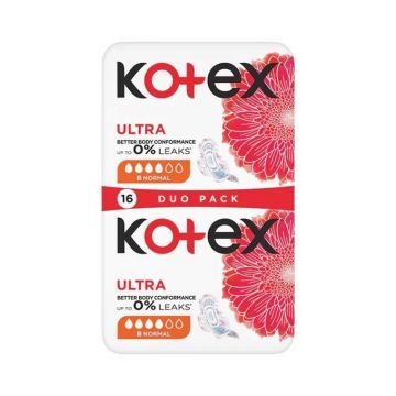 Kotex Tampoane absorbante Ultra Normal, 16 bucati