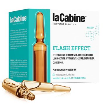 La Cabine Flash Effect, 10 fiole*2ml, tratament ten ferm