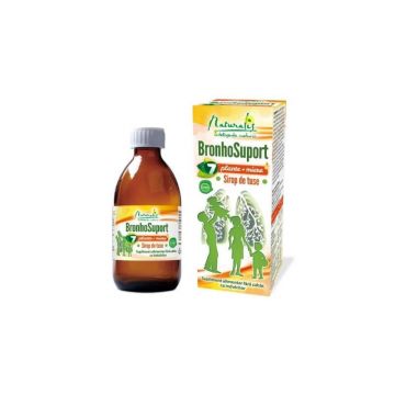 BronhoSuport 7 plante + miere, 100 ml, Naturalis