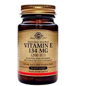 Solgar Vitamin E 134mg, 200 UI, 50 capsule