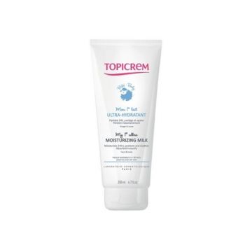 TOPICREM BABY Lapte hidratant fata si corp, 200 ml