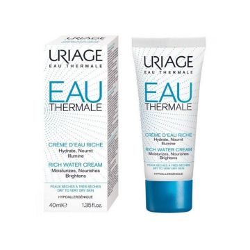 URIAGE Eau Thermale Crema hidratanta textura bogata, 40ml