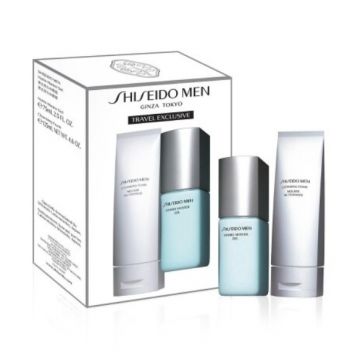 Set Shiseido Men Gel hidratant 75 ml + Spuma curatare 125 ml (Gramaj: 125 ml, Concentratie: Spuma de curatare)