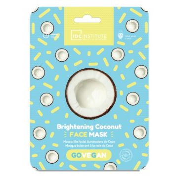 Masca servetel iluminatoare cu cocos, 23g, IDC Institute