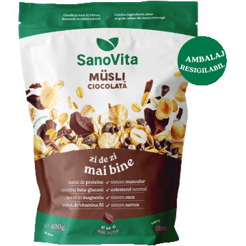 Musli cu ciocolata, 400g, SanoVita