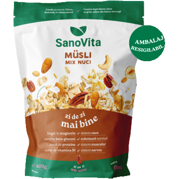 Musli cu mix de nuci, 400g, SanoVita