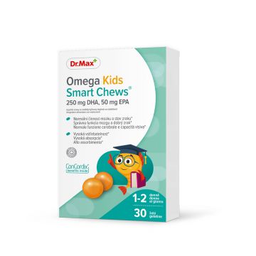 Dr. Max Omega Kids Smart Chews, 30 jeleuri
