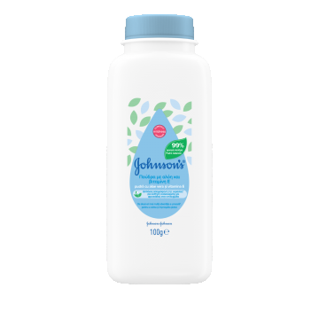 Pudra cu Aloe Vera si Vitamina E, 100 g, Johnson&Johnson