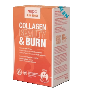 Slim Boost Collagen Beauty & Burn, 15 plicuri, Nupo