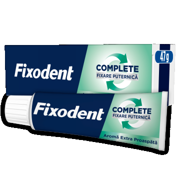 Crema adeziva pentru proteza dentara Complete Fresh, 47g, Fixodent