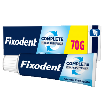 Crema adeziva pentru proteza dentara Original Complete, 70g, Fixodent