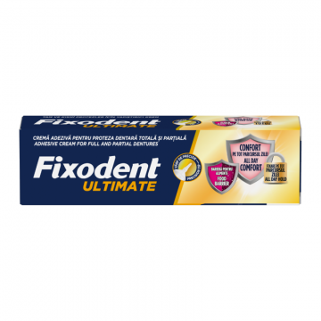 Crema adeziva pentru proteza dentara Ultimate Fresh, 40g, Fixodent