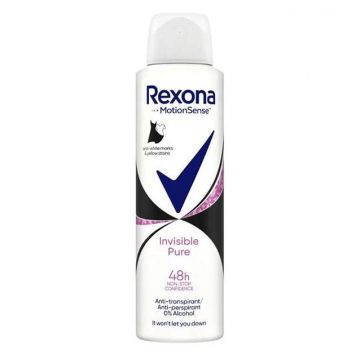 Deodorant spray Invisible Pure, 150ml, Rexona
