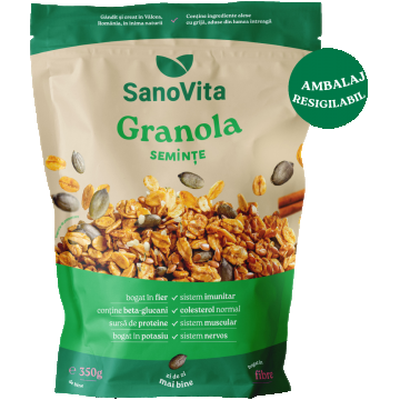 Granola cu seminte, 350g, SanoVita