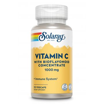 Solaray Vitamina C 1000mg, 30 capsule, Secom