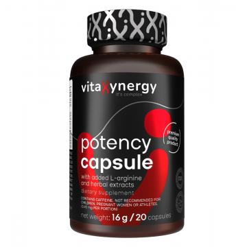 Vitamine pentru stimularea potentei, 20 capsule, Vitaxynergy