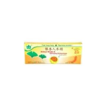 Fiole cu ginkgo biloba & ginseng 10 ml 10buc ONLY NATURAL
