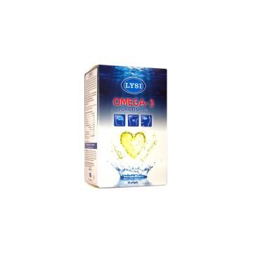 Omega 3, ulei pur de peste 80cps LYSI