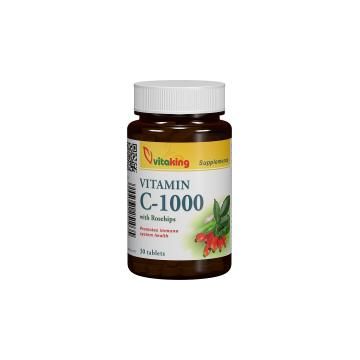 Vitamina c 1000mg cu macese 30cpr VITAKING