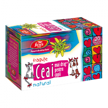 Ceai mai drag pentru copii cu Vitamina C, 20 plicuri, Fares