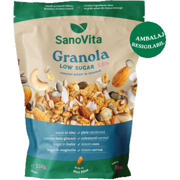 Granola Low Sugar, 350g, SanoVita