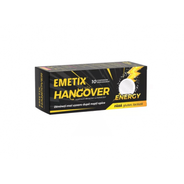 Emetix Hangover Energy 10 comprimate efervescente
