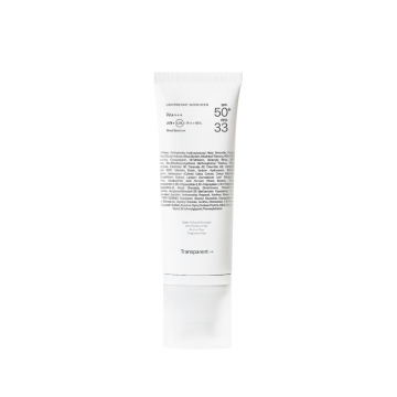Lightweight sunscreen cu SPF50+ rezistenta la apa, 100ml, Transparent Lab