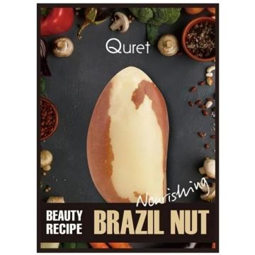 Masca de fata nutritiva cu extract de nuci braziliene Beauty Recipe, 25g, Quret Masca de fata nutritiva cu extract de nuci braziliene Beauty Recipe, 25g, Quret