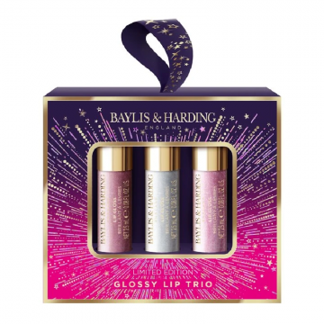 Set de luciu de buze Moonlight Fig, 3 bucati, Baylis & Harding