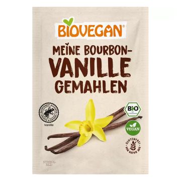 Vanilie bourbon macinata Eco fara gluten, 5g, Biovegan Vanilie bourbon macinata Eco fara gluten, 5g, Biovegan